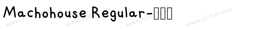 Machohouse Regular字体转换